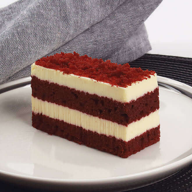 Red Velvet Cheesecake Slice