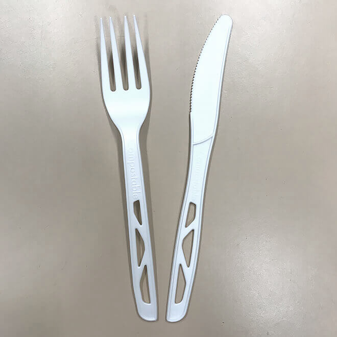Knife and Fork 17cm (set) - Enviro CPLA