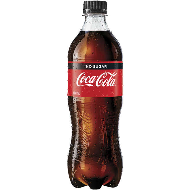 Coke No Sugar 600ml