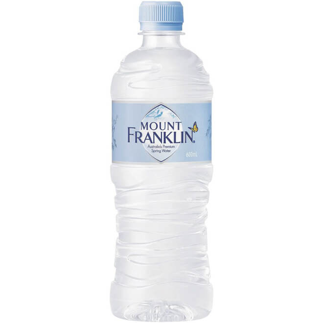 Mt Franklin Water 600ml