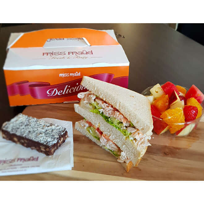 Halal Chicken & Salad Sandwich Lunch Box Miss Maud