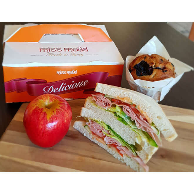 Ham & Salad Sandwich Lunch Box