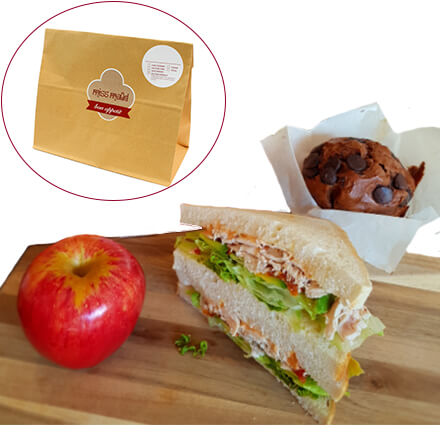 Chicken & Avocado Sandwich Lunch Bag