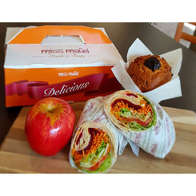 Vegetarian Wrap Lunch Box