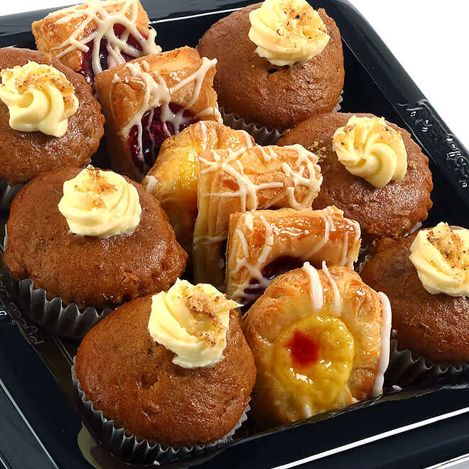 Party Danish & Carrot Cake Small