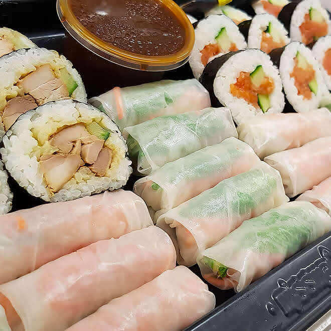 Sushi & Vietnamese Rice Paper Rolls