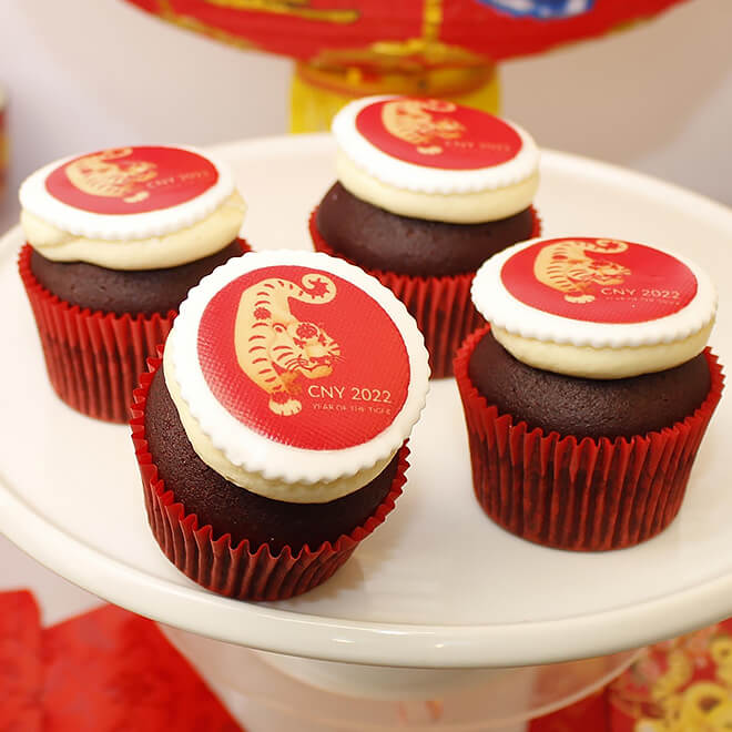 Chinese New Year Cupcake Indiv