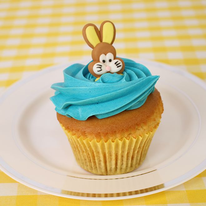 Easter Blue Cupcake Indiv