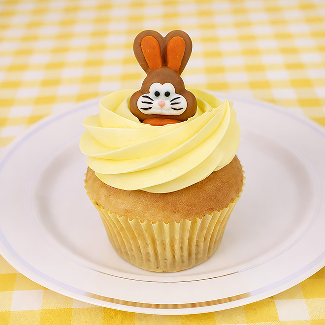 Easter Yellow Cupcake Indiv