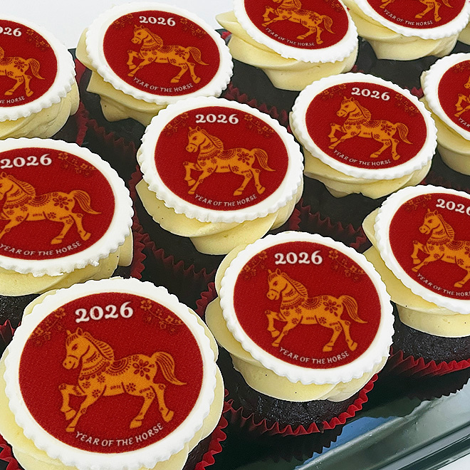 Lunar New Year Cupcake Platter