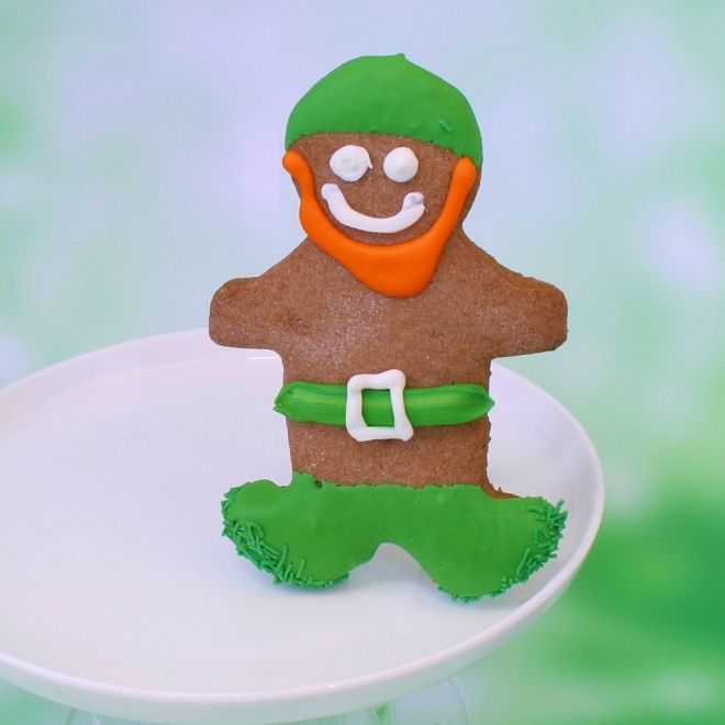 St Pat's Day Leprechaun Gingerbread