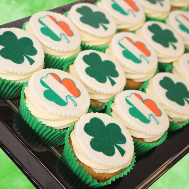 St Pat's Day Cupcake Platter