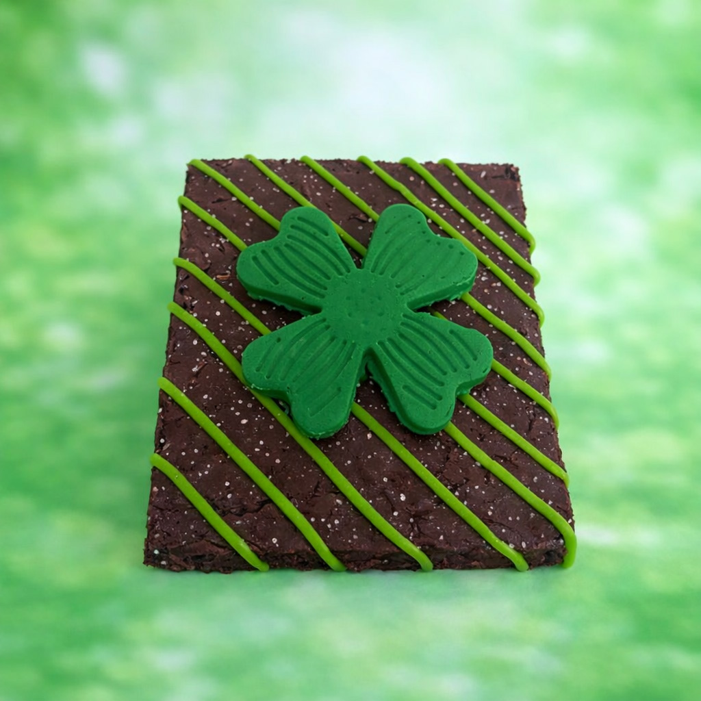 St Pat's Day Chocolate Brownie