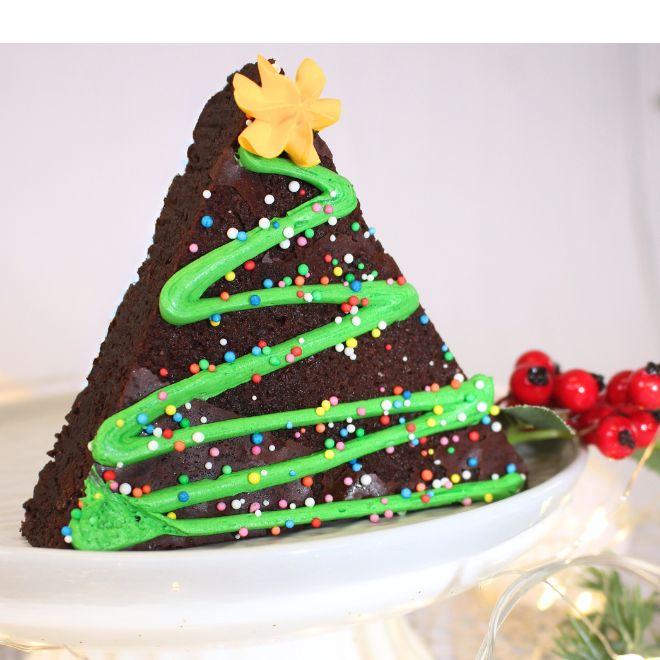 Christmas Tree Brownie