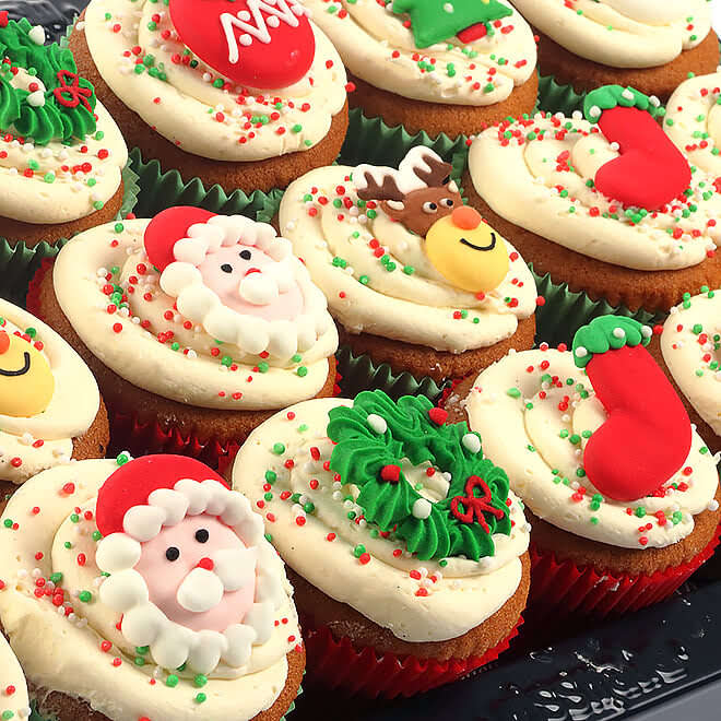 Santaland Cupcake Platter